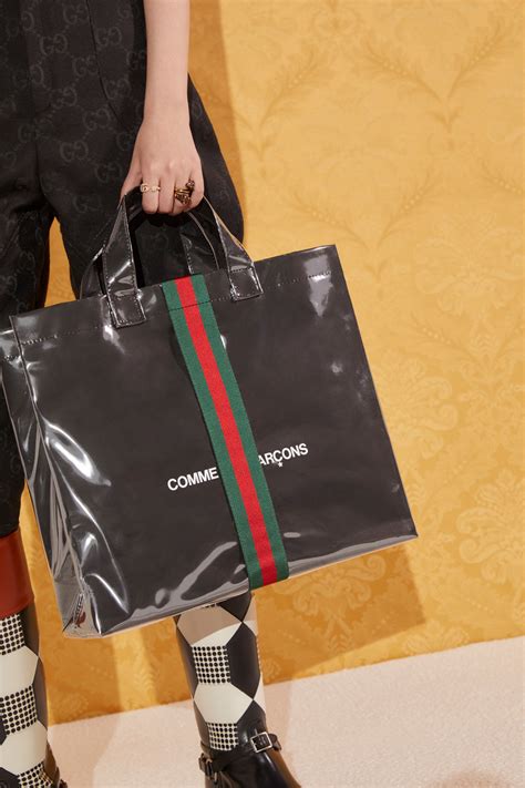 comme des garcons gucci price|COMME des GARÇONS & Gucci's Collaborative Tote Bag .